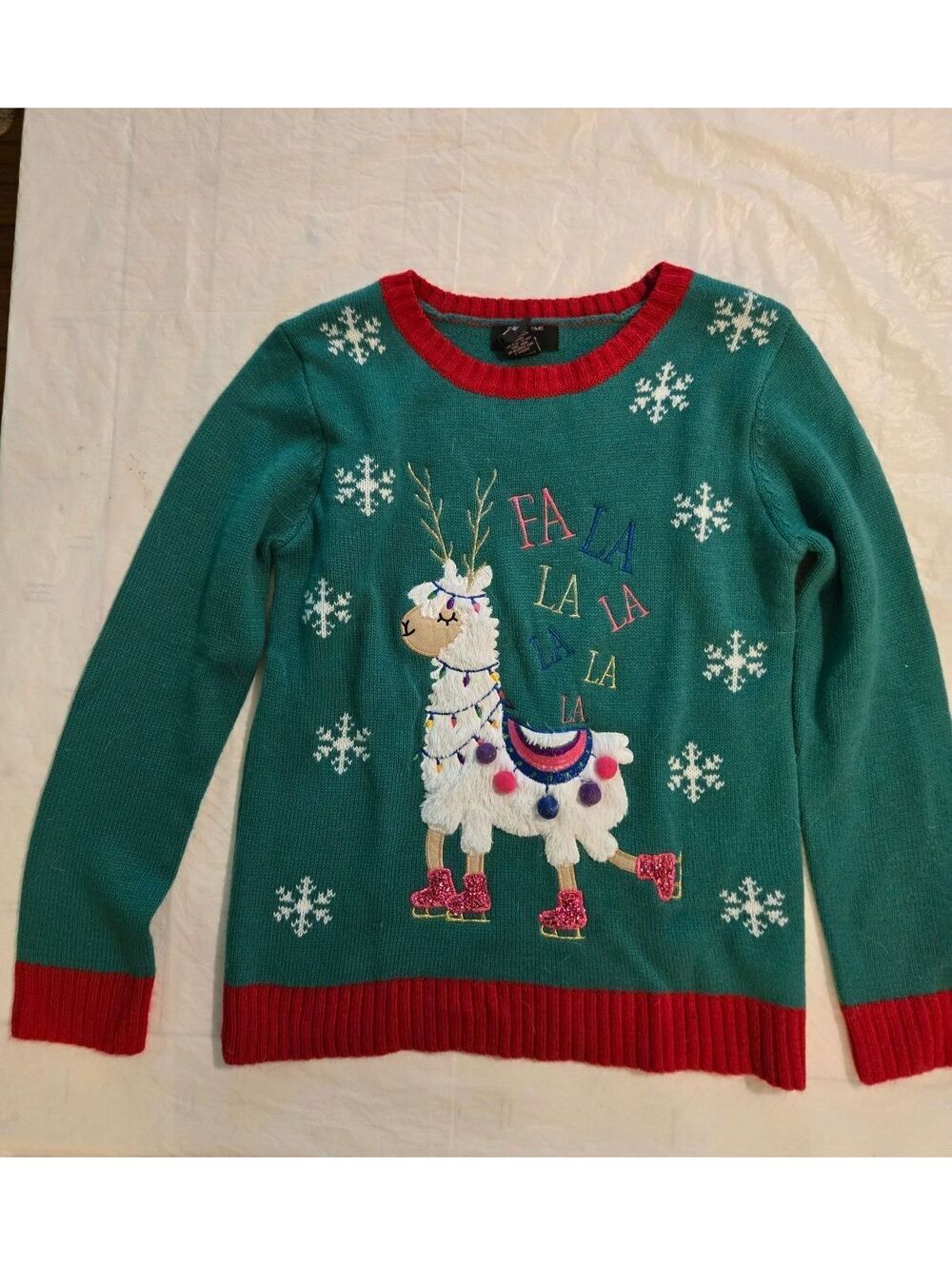 2010s Be Sure Time XL 3D Reindeer Christmas Ugly Sweater 🎄